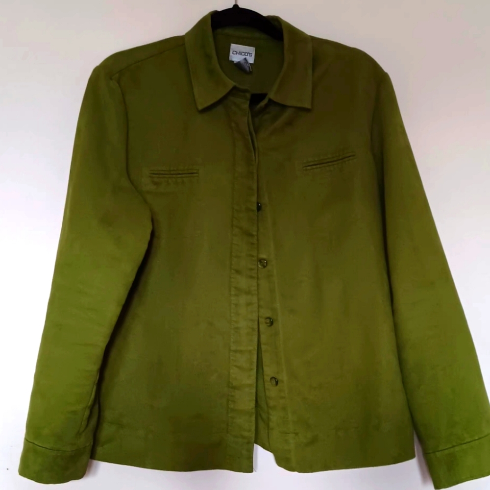 Women's Green Shacket
